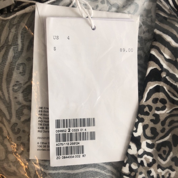 & other stories peplum wrap top - Picture 3 of 3